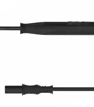 15330-IEC-0A5 Fused 0.5A 4mm Straight Shrouded Banana Plug Lead